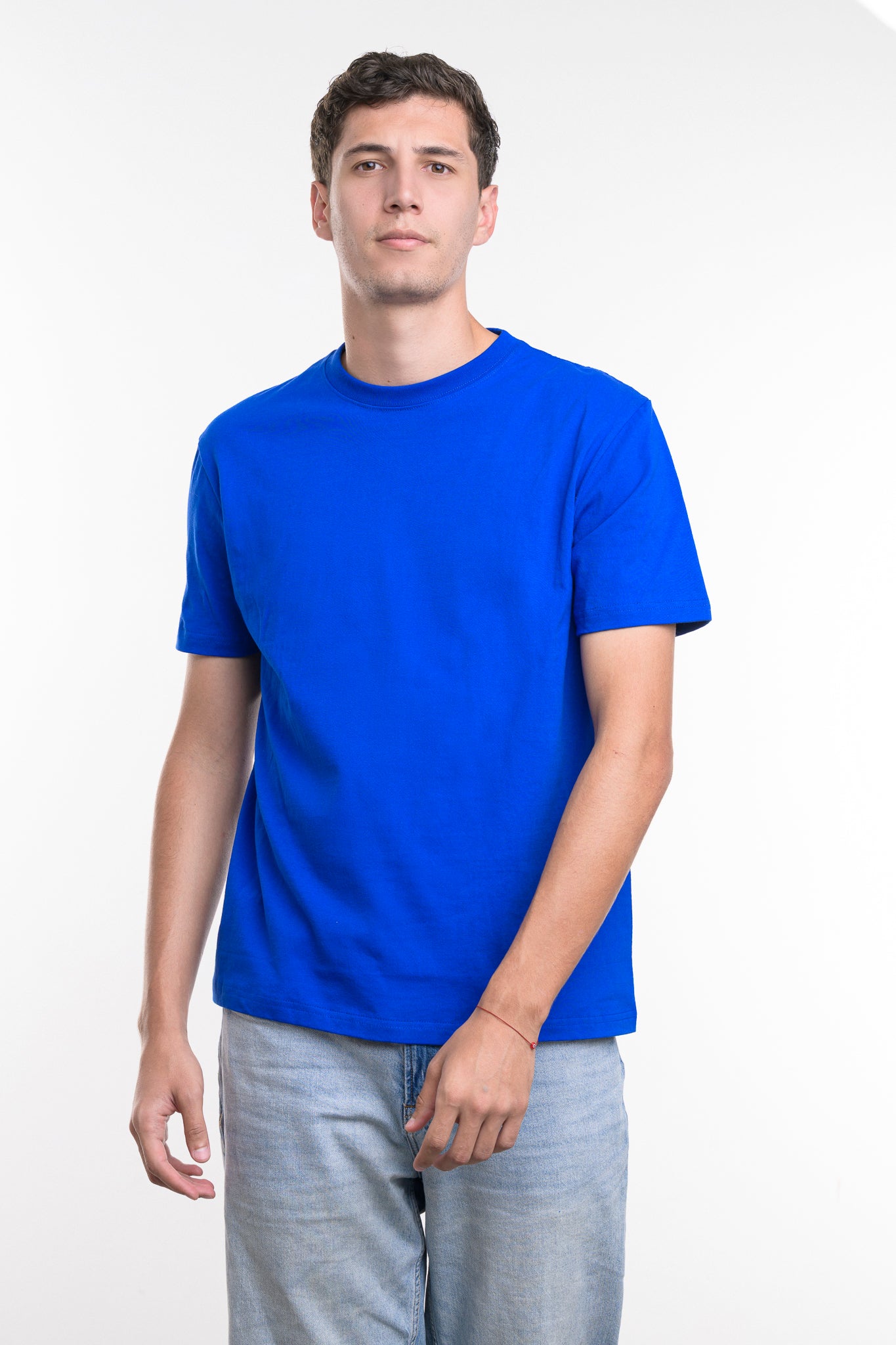 Camiseta de Algodon Deluxe Caballero Azul Rey