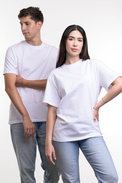 Camiseta de Algodon Deluxe Dama Blanca