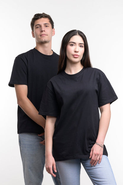 Camiseta de Algodon Deluxe Dama Negra