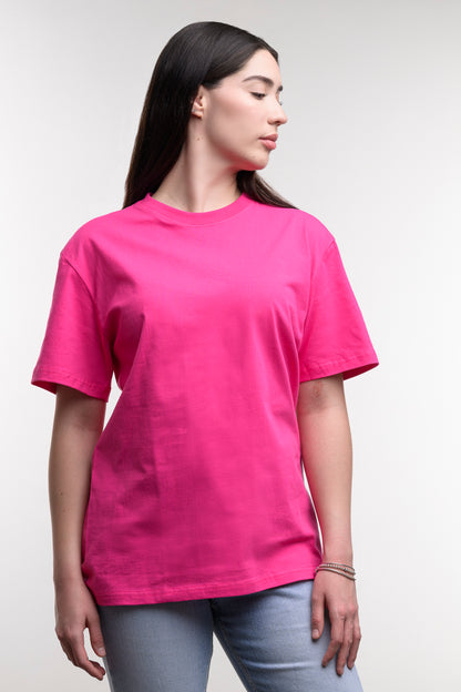 Camiseta de Algodon Deluxe Dama Rosa